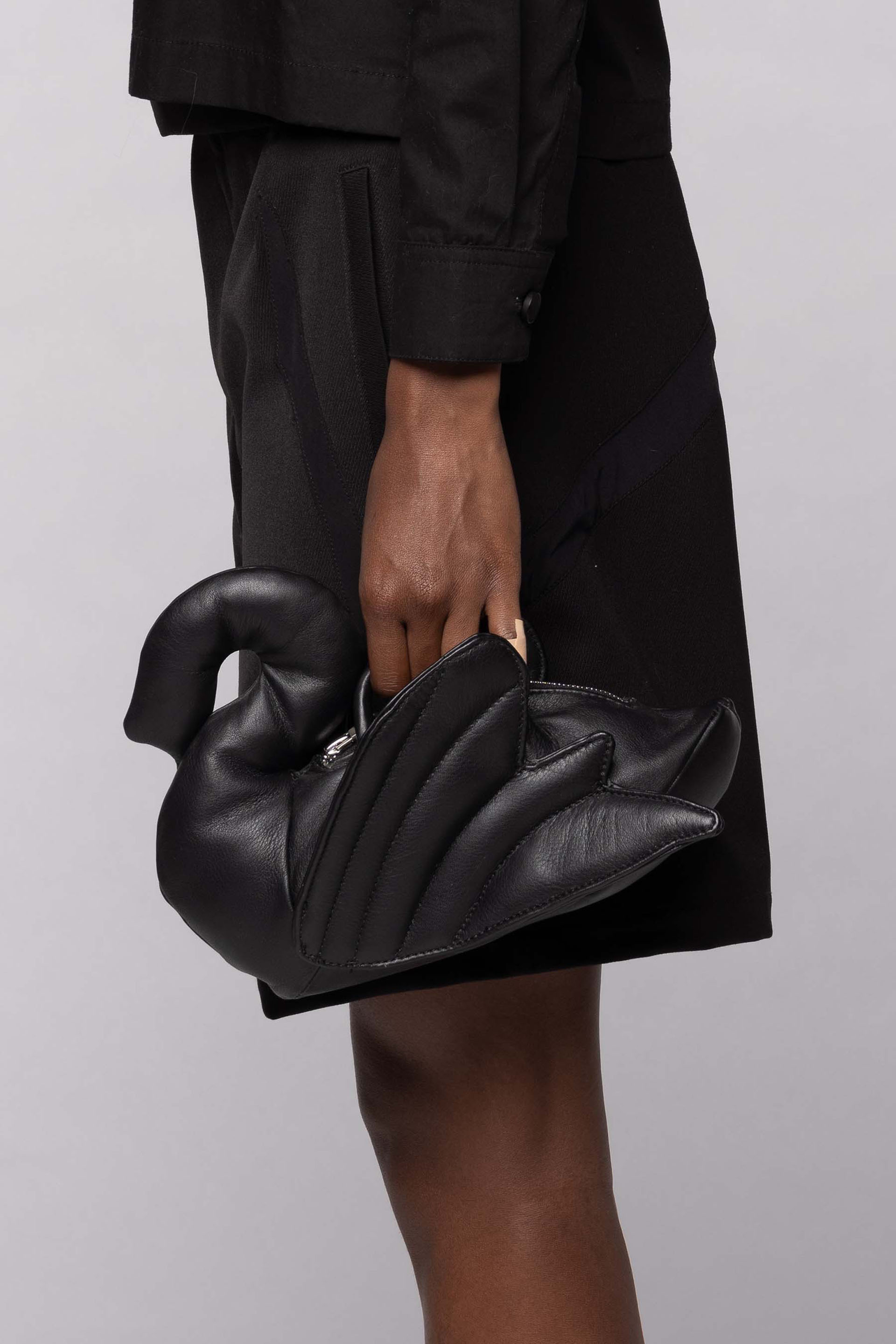 Black Swan Handbag, leather