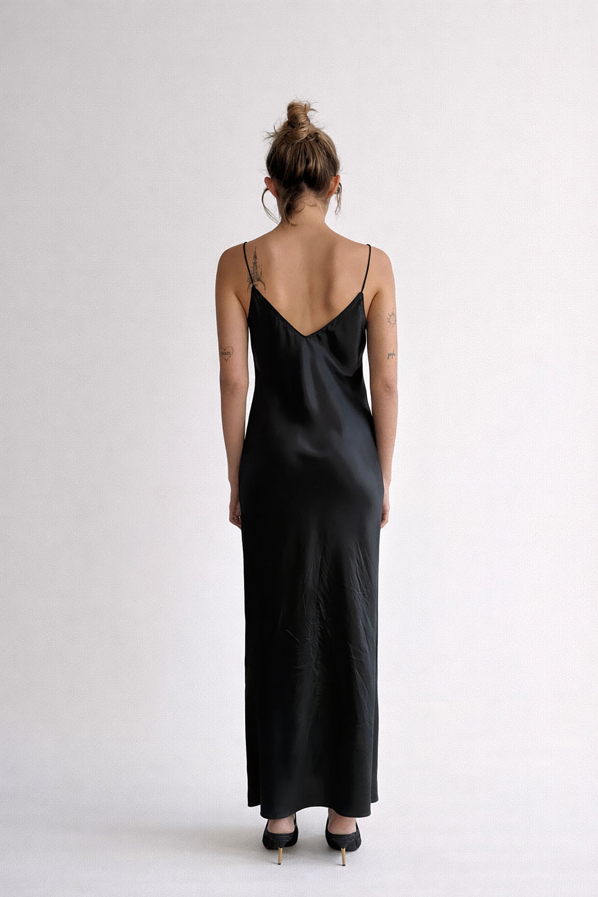 Myus FW26 Simone Slip Evening Dress, silk charmeuse