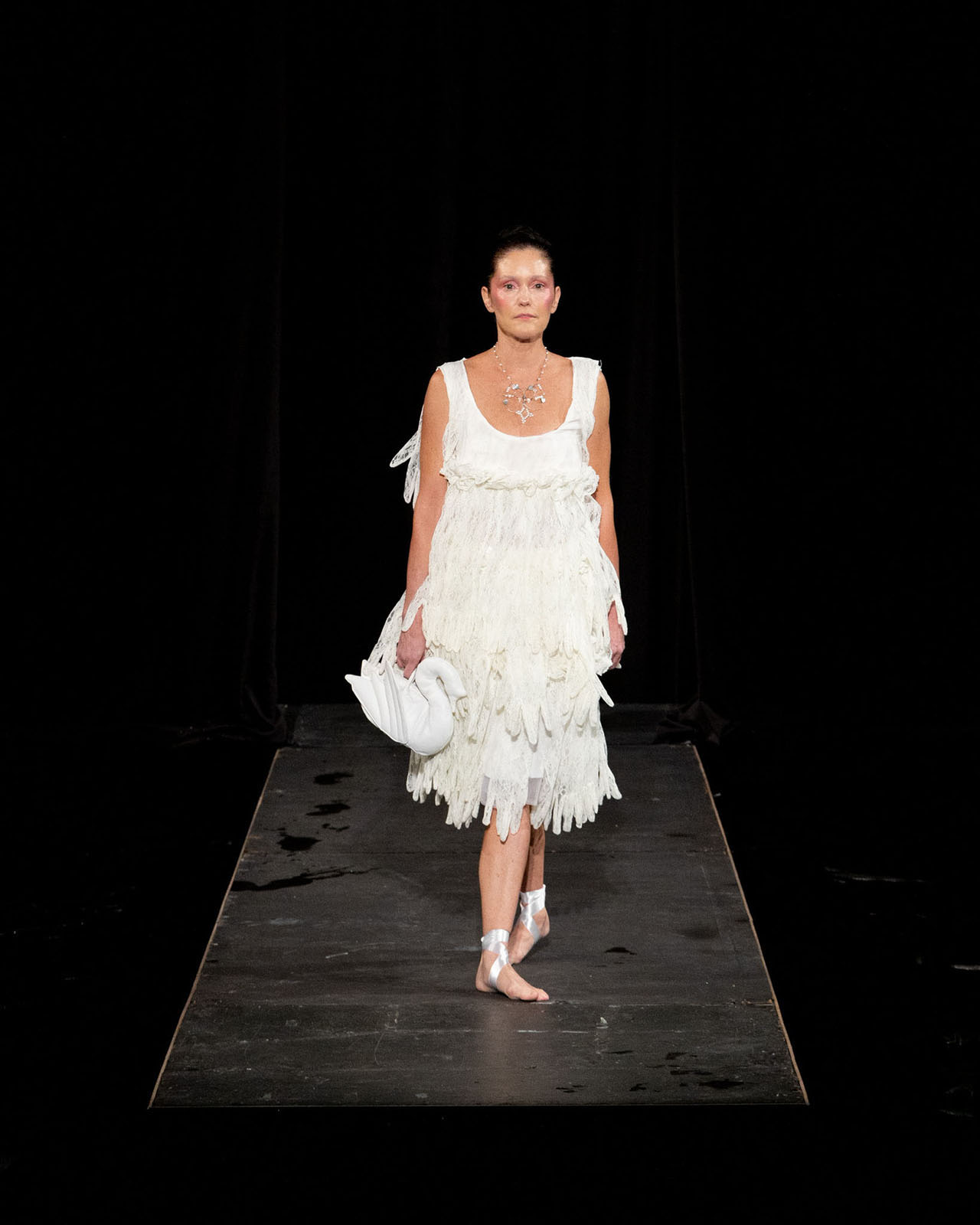 Myus Gloved Dress, look 15, front view