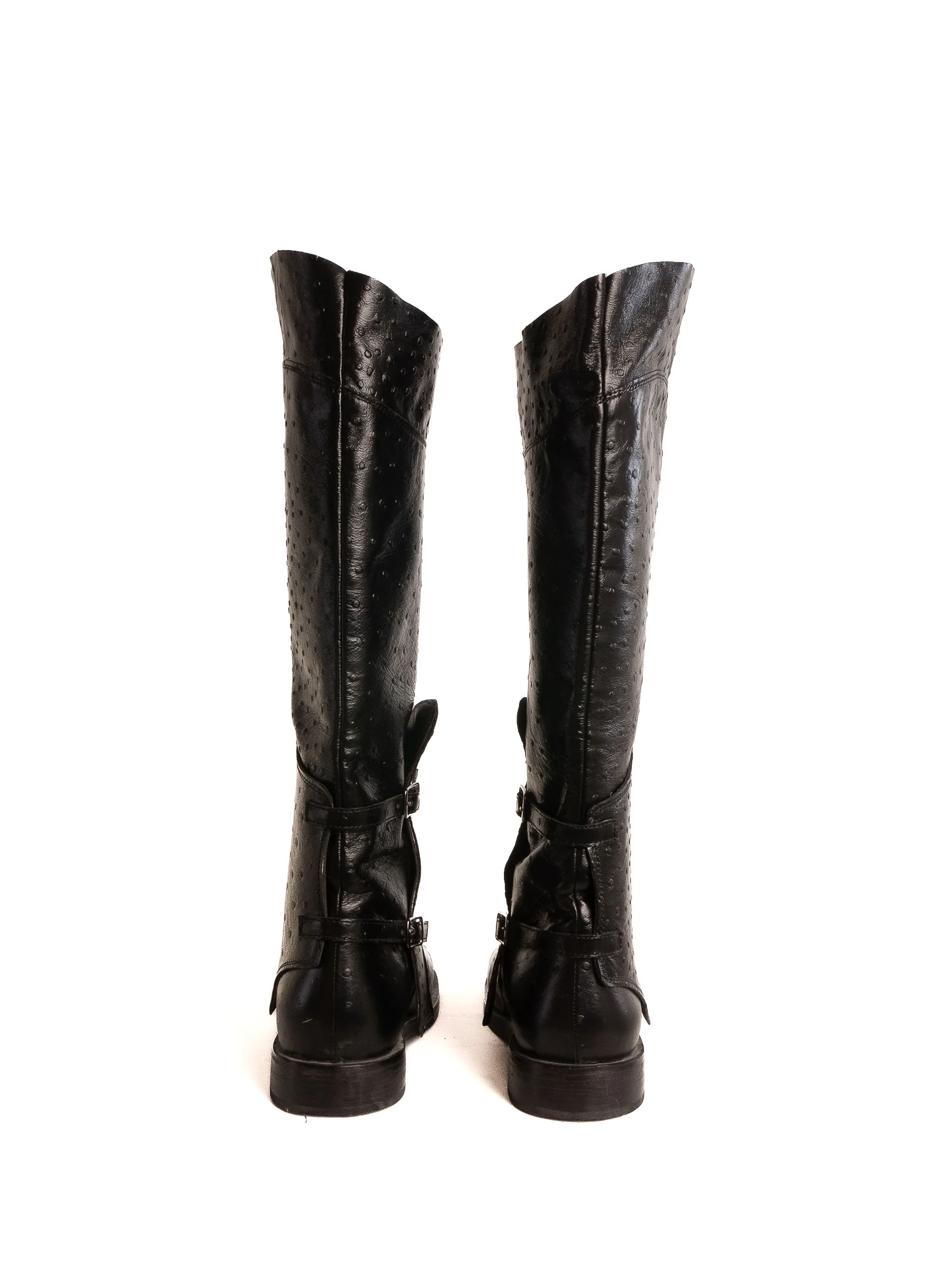Myus Cavalières Jumping Boot, ostrich leather