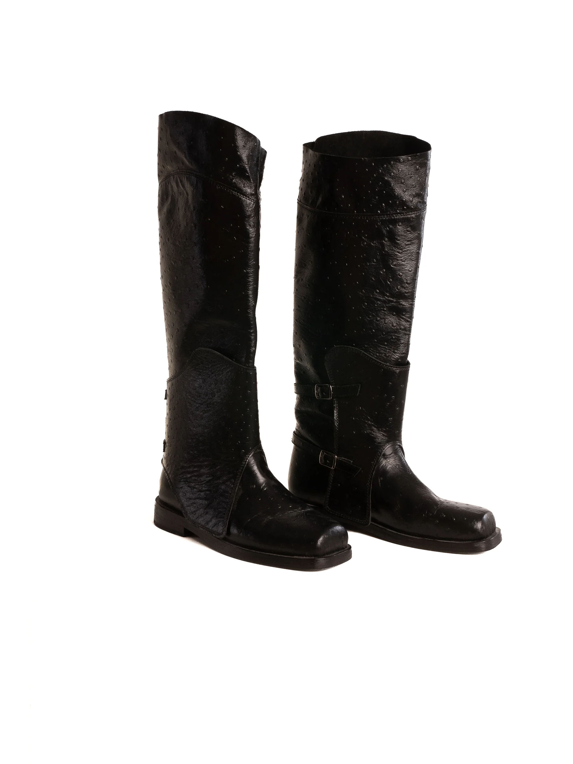 Myus Cavalières Jumping Boot, ostrich leather