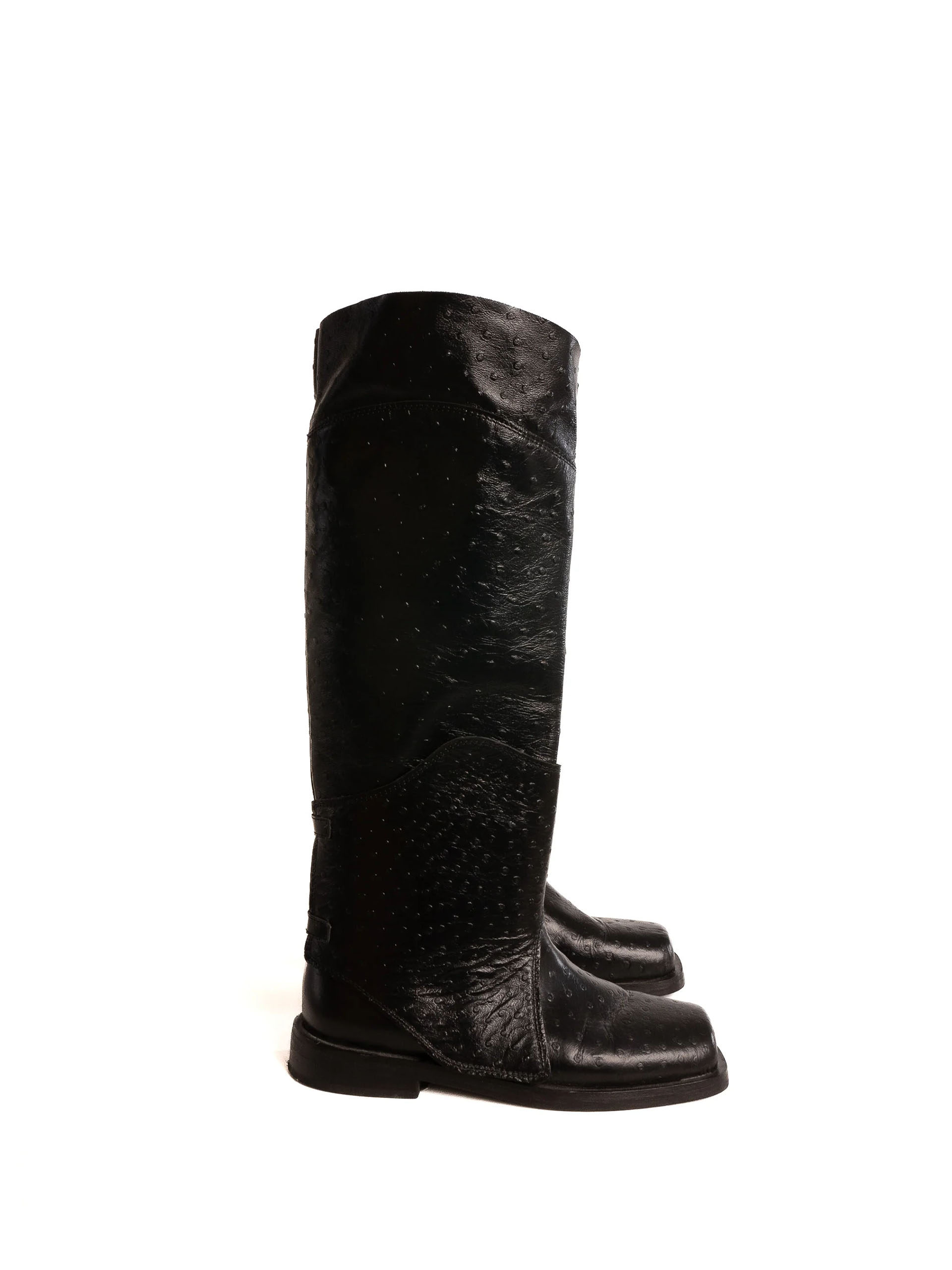 Myus Cavalières Jumping Boot, ostrich leather