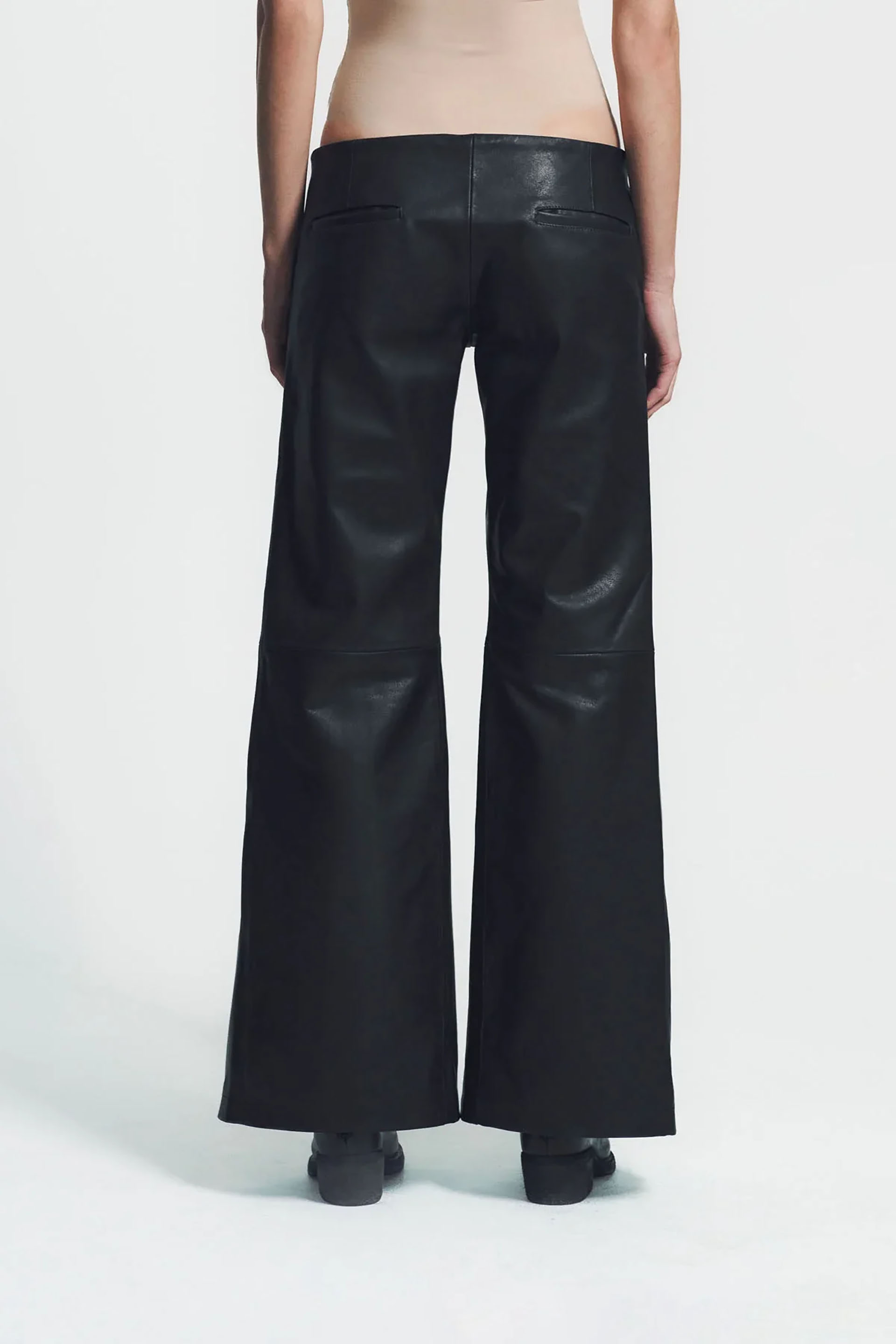 Myus SS26 Bishop Trousers, italian lambskin