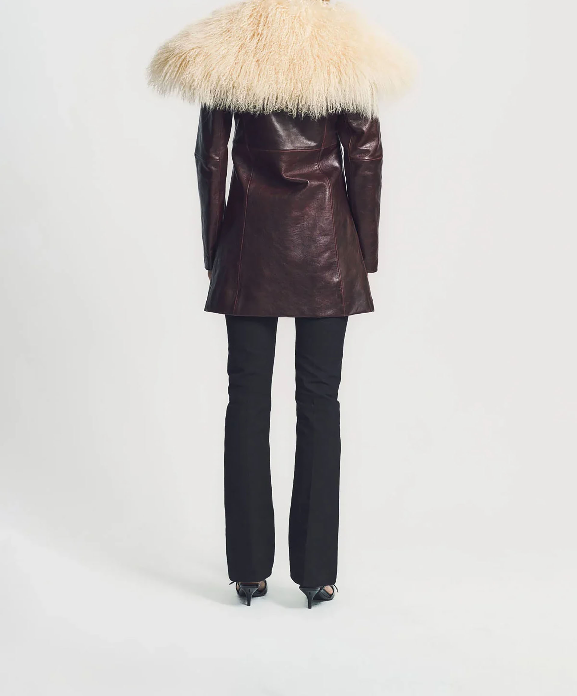 Myus SS26 Wycliffe Coat, italian lambskin